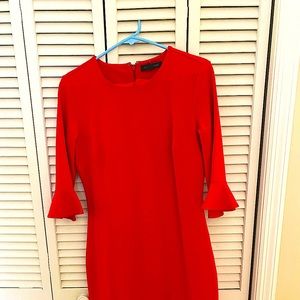 Banana Republic Elastic Red Dress [NEW with Tags] Size 10 Tall